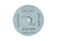 Round aluminum LED PCB